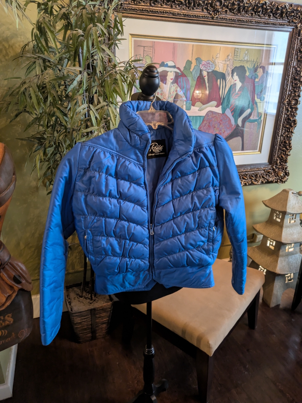 Roffe Women's Blue Insulated Ski Jacket